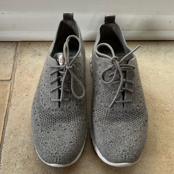 Cole Haan Gray Wool Loafers - Picture 1 of 6
